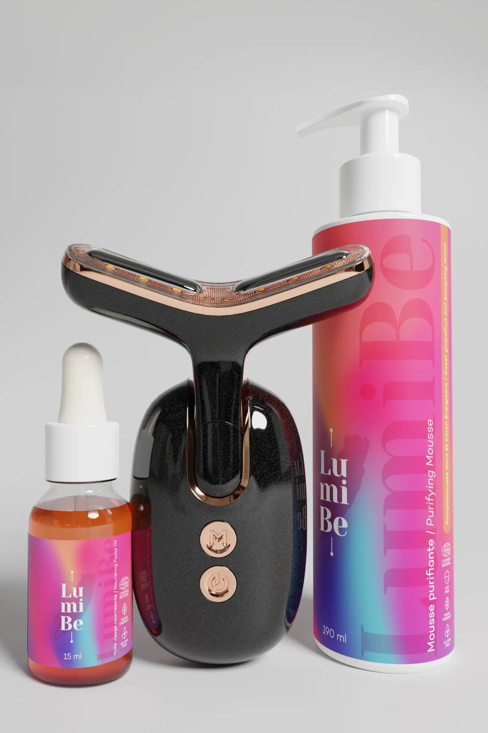 Appareil Anti-Rides Visage 3 en 1 Soin Complet - SkinRevive Pro