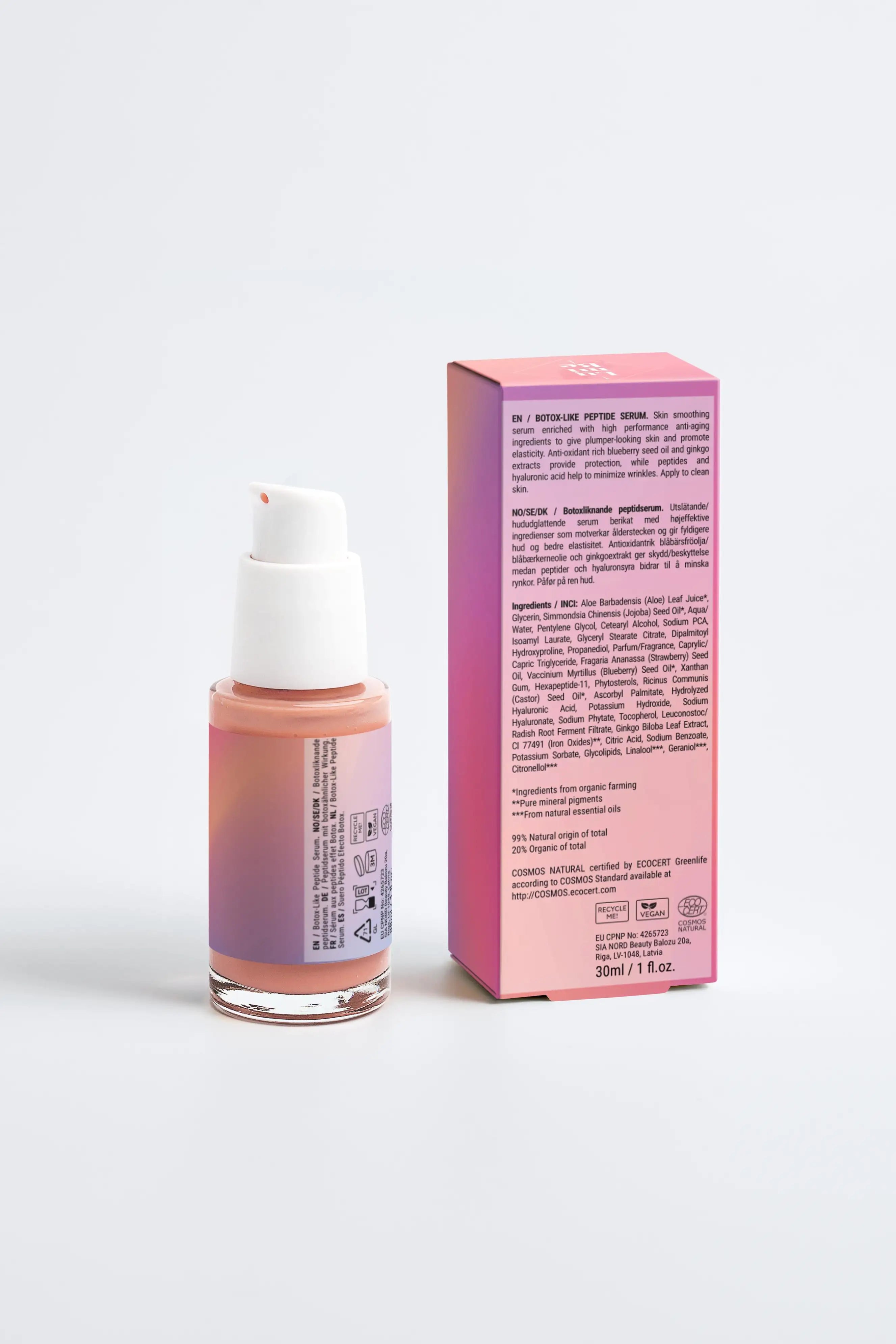 Sérum Peptide Effet Botox Anti-Âge : Lissage et Fermeté.